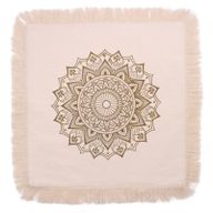 Mandala Lotus Jastučnica - 60x60cm - Bronza