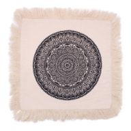 Tradicionalna Mandala Jastučnica - 45x45cm - Crna