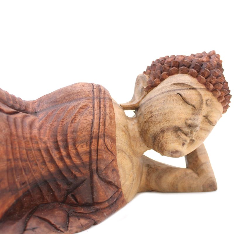 Ručno Izrezbarena Buddha Statua - Spavanje 50cm