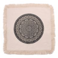 Tradicionalna Mandala Jastučnica - 60x60cm - Crna