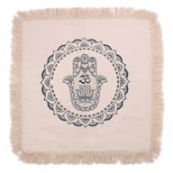 Hamsa Mandala Jastučnica - 60x60cm - Zelena