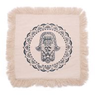 Hamsa Mandala Jastučnica - 45x45cm - Zelena