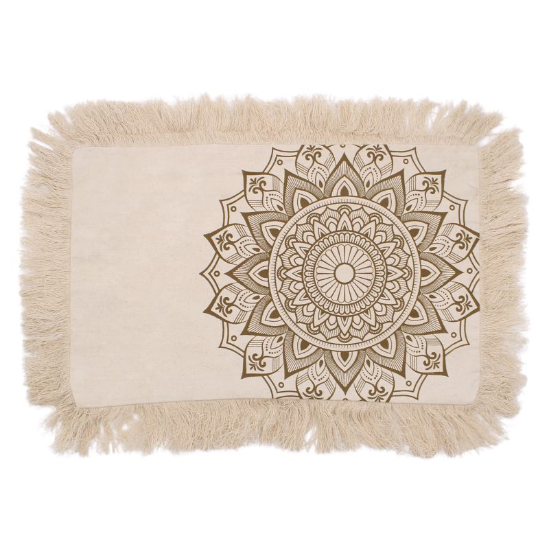 Mandala Lotus Jastučnica - 30x50cm - Bronza