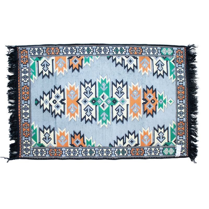 Kilim Tepih 125x80cm - Svjetlosiva