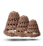 Sjenilo za Svjetiljke od Listova Banane - Set od 3