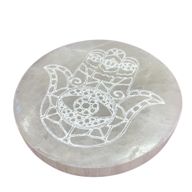Srednja Selenitna Ploča 10cm - Hamsa