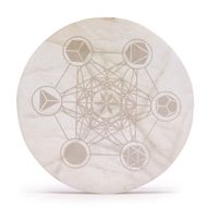 Velika Selenitna Ploča 18cm - Sveta Geometrija