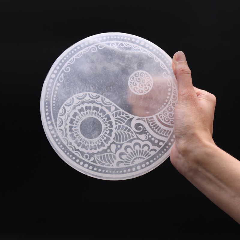 Velika Selenitna Ploča 18cm - Feng Shui