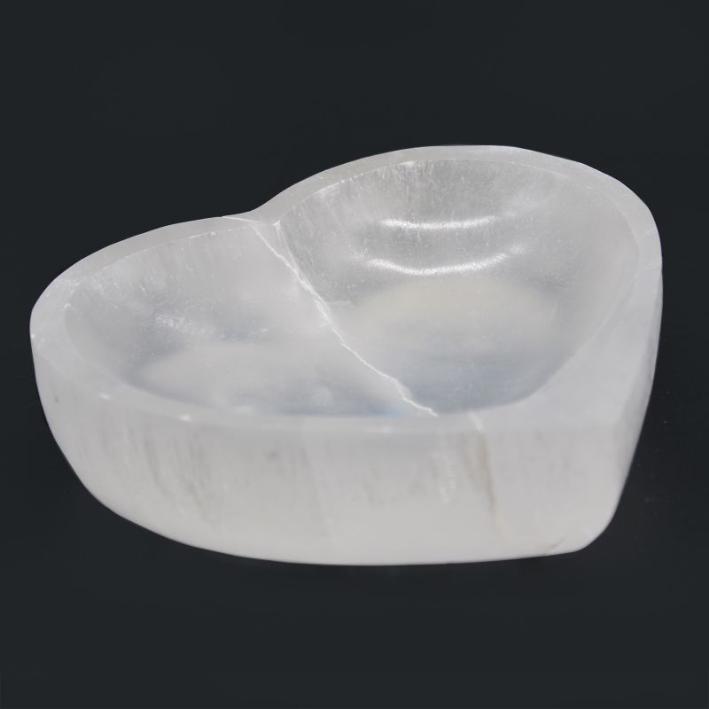 Selenitna Zdjelica - Srce - 15cm