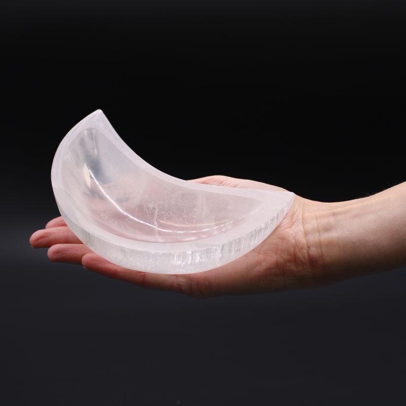 Selenitna Zdjelica - Mjesec - 15cm