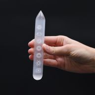 Selenitni Štapić 7 Čakri - (14-16cm)