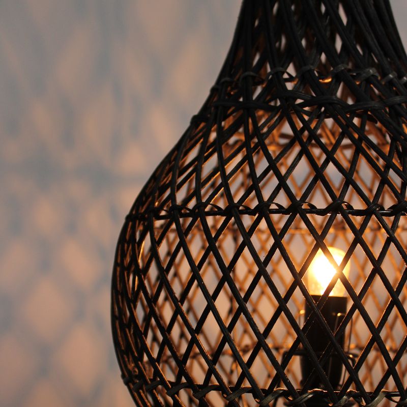 Stolna Lampa od Ratana - Prirodna