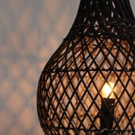 Stolna Lampa od Ratana - Prirodna