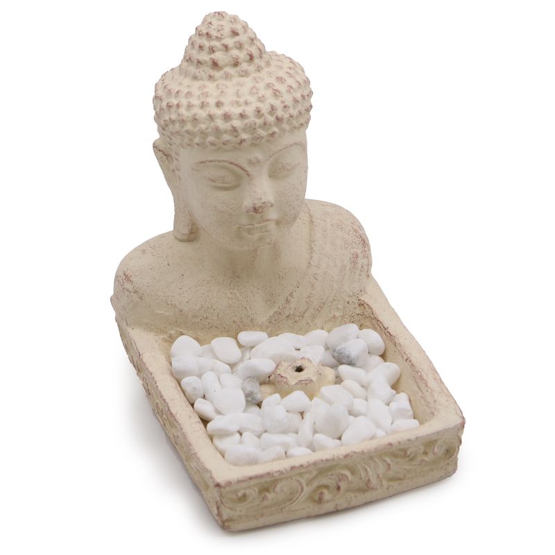 Buddha Fengshui Držač za Mirisne Štapiće - Krem