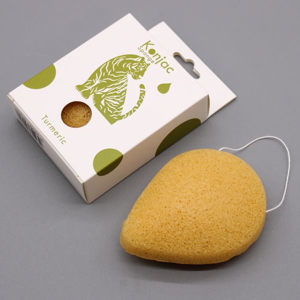 Konjac Spužva (Oblik Suze) - Kurkuma - Protiv Bora