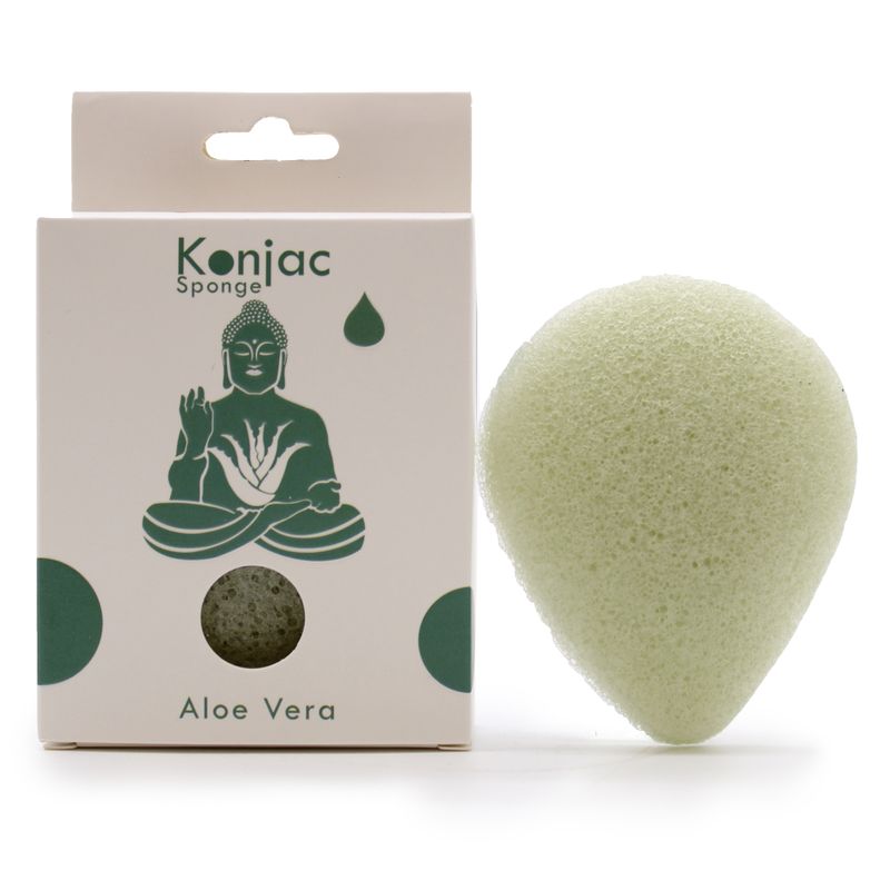 Konjac Spužva (Oblik Suze) - Aloe Vera - Ljekovita