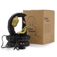 Stolna Fontana - Zlatni Buddha i Lotus 30cm