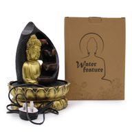Stolna Fontana - Zlatni Buddha i Zdjelice 30cm