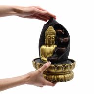 Stolna Fontana - Zlatni Buddha i Zdjelice 30cm