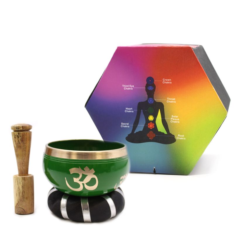 Set Zvučna Zdjela Drvo Života - Zelena 10.7cm