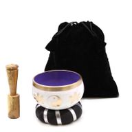Set Zvučna Zdjela Yin & Yang - Bijela/Ljubičasta 10.7cm
