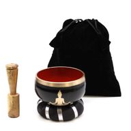 Set Zvučna Zdjela Buddha - Crna/Narančasta 10.7cm