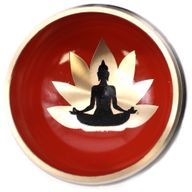 Set Zvučna Zdjela Buddha - Crna/Narančasta 10.7cm