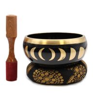 Velika Set Zvučna Zdjela Mjesečeve Mijene - Crna 14cm