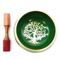 Velika Set Zvučna Zdjela Drvo Života - Zelena 14cm