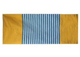 Indijski Pamučni Tepih - 70 x 170 cm - Žuta/Plava