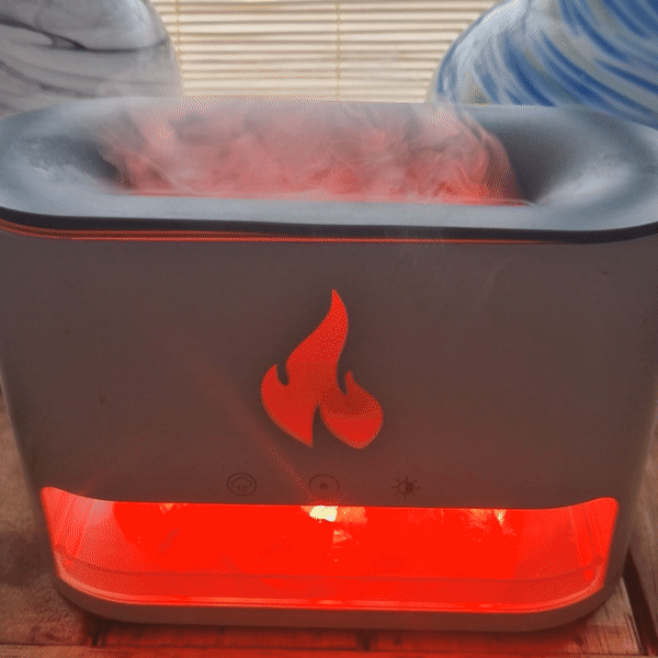 Blaze Aroma Difuzor s Efektom Plamena i Himalajskom Soli - USB-C
