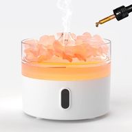 Aroma Difuzor Himalajska Sol - Noćno Svjetlo - USB-C - Efekt Plamena (Sol Uključena)
