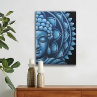 Slika Buda Mandala 60x80cm - Plava