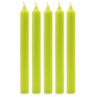 Jednobojne Stolne Svijeće - Rustikalno Zelena Limeta