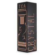Staklena boca za čaj s infuzerom – Rose Gold – Rozenkvarc