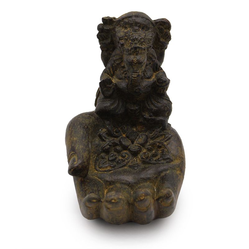 Antikni Stalak za Mirisne Štapiće - Ganesh i Ruka