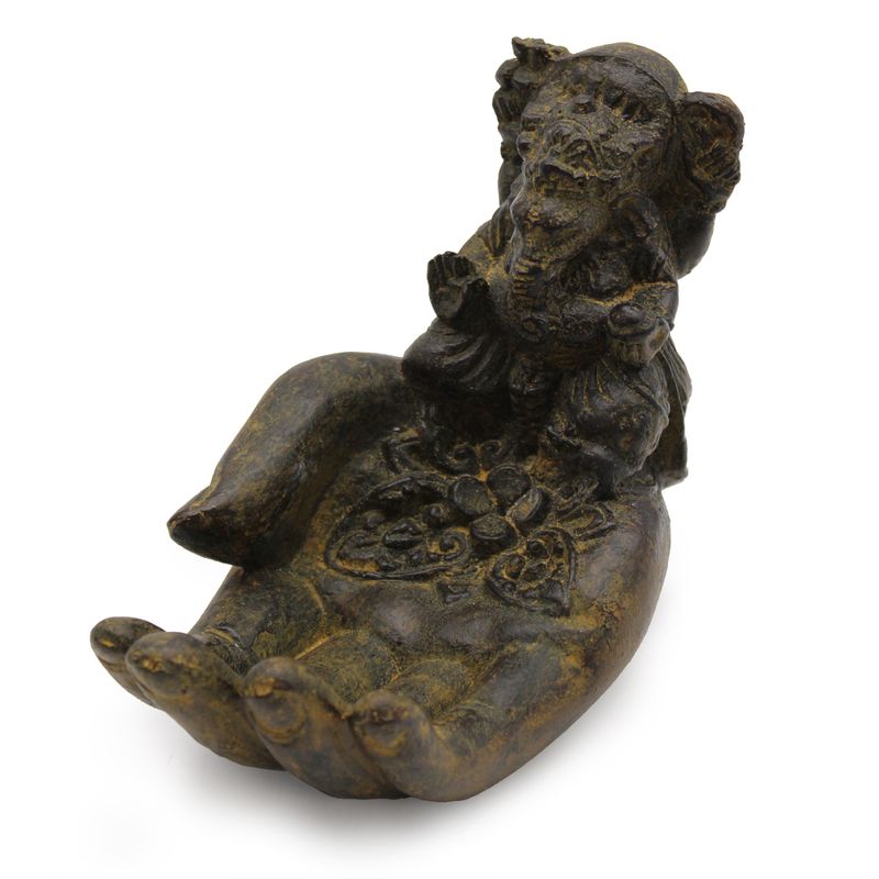 Antikni Stalak za Mirisne Štapiće - Ganesh i Ruka