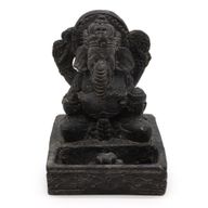 Ganesh Fengshui Držač za Mirisne Štapiće - Crni Antikni