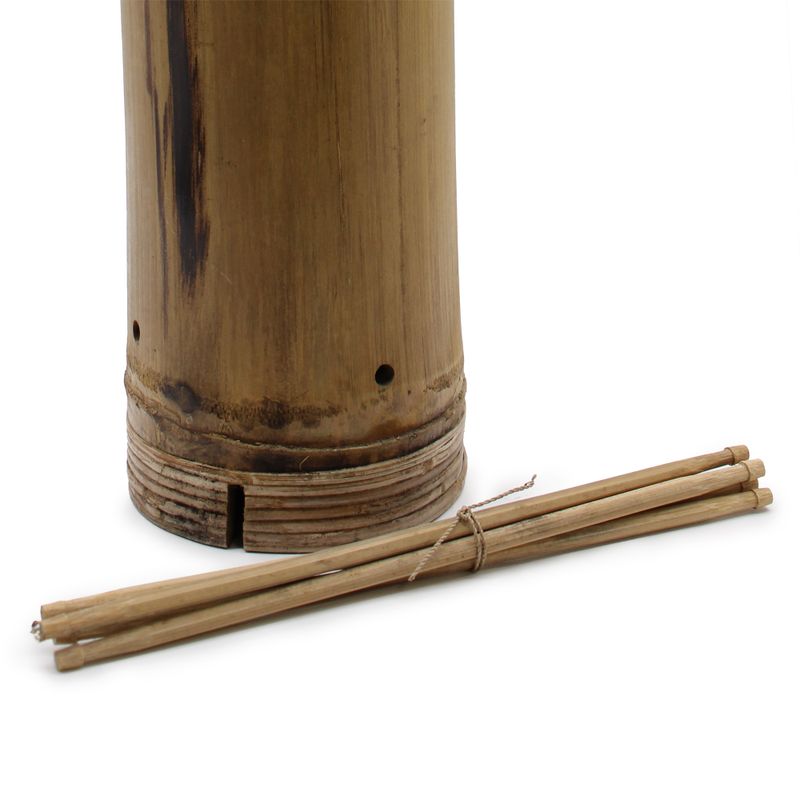 Cijevni Stalak od Bambusa s 8 Klinova - 68x15 cm