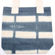 Torba Tye-Dye od Pirodnog Pamuka (8oz) - 38x42x12cm - Sivi Blokovi - Prirodna Ručka