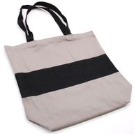Dvobojna Pamučna Torba - 38x42x12cm - Siva i Crna - 10oz