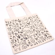 Velika Pamučna Torba - 38x42cm - Šumski Život - 10oz