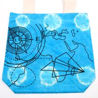 Torba - 38x42x12 cm - Kompas - Plava - Prirodne Naramenice