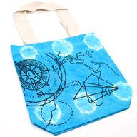 Torba - 38x42x12 cm - Kompas - Plava - Prirodne Naramenice