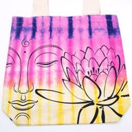 Torba - 38x42x12 cm - Lotus i Buda- Višebojna - Prirodne Naramenice