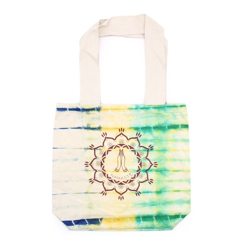 Torba 38x42x12 cm - Namaste Ruke - Višebojna - Prirodne Naramenice
