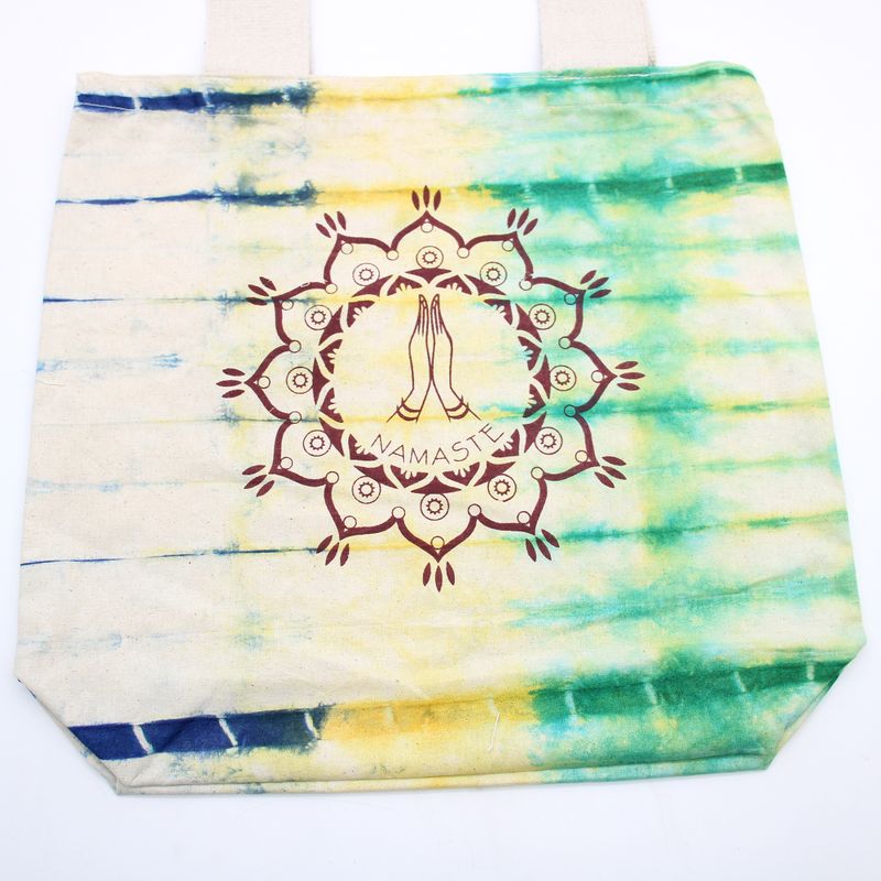 Torba 38x42x12 cm - Namaste Ruke - Višebojna - Prirodne Naramenice