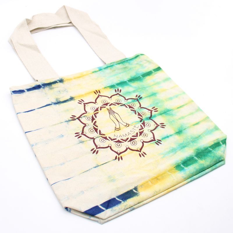 Torba 38x42x12 cm - Namaste Ruke - Višebojna - Prirodne Naramenice