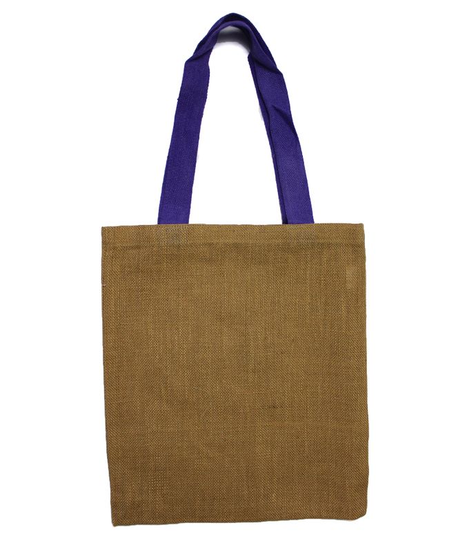 Velika Torba od Jute - 5 Različitih Boja Ručki