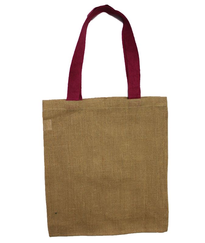 Velika Torba od Jute - 5 Različitih Boja Ručki